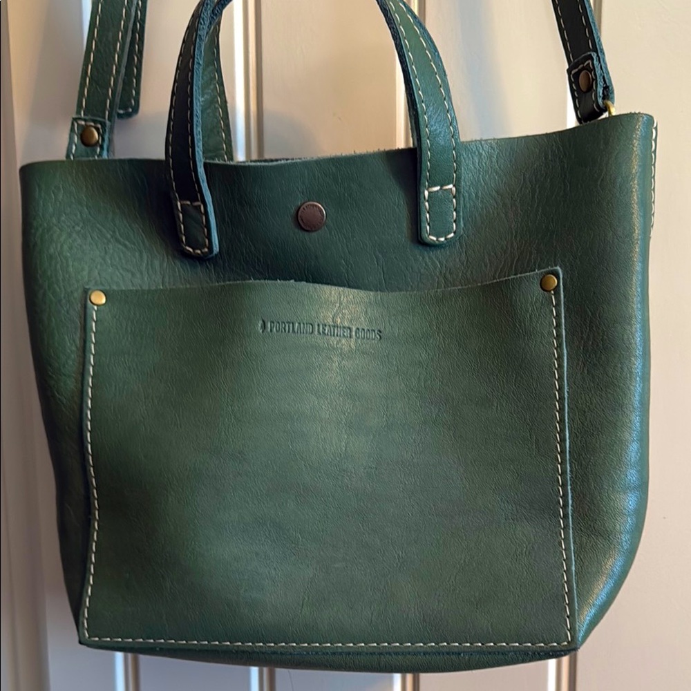 Portland Leather Goods Eucalyptus Mini-Crossbody Tote